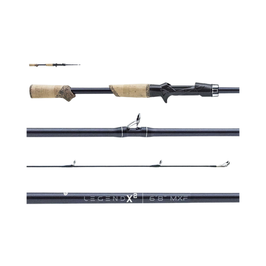 ST CROIX LEGEND X2 CASTING ROD BLACK