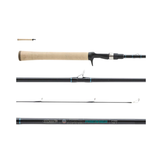 ST CROIX PREMIER CASTING ROD BLACK