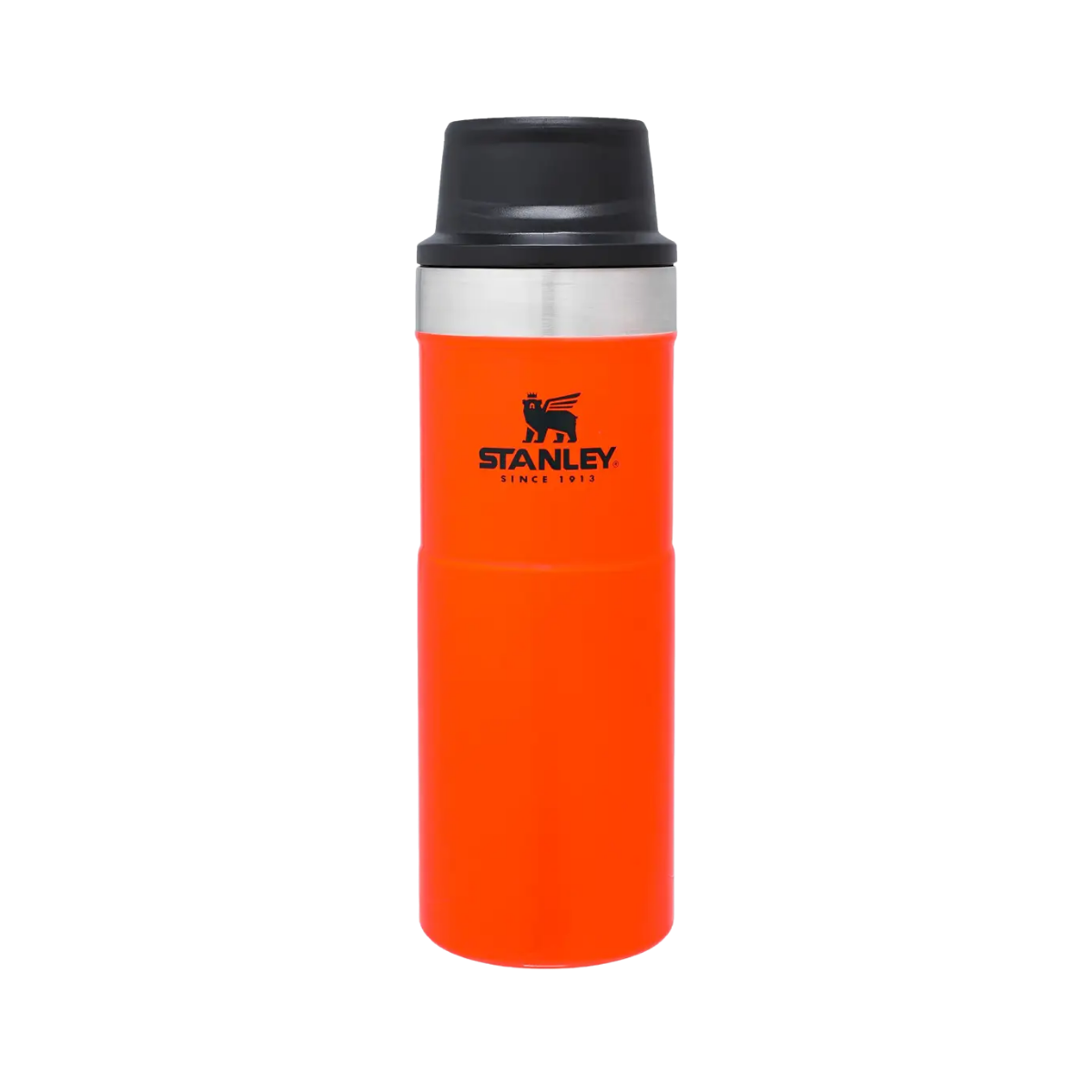 STANLEY TRIGGER ACTION TRAVEL MUG BLAZE ORANGE