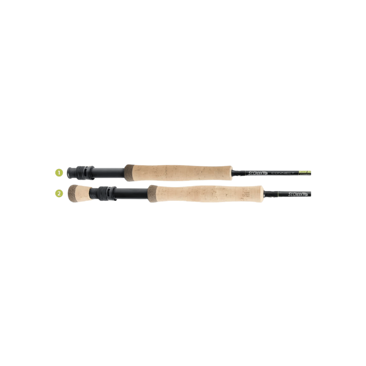 ST CROIX CONNECT FLY ROD 4PC M F BROWN HANDLE