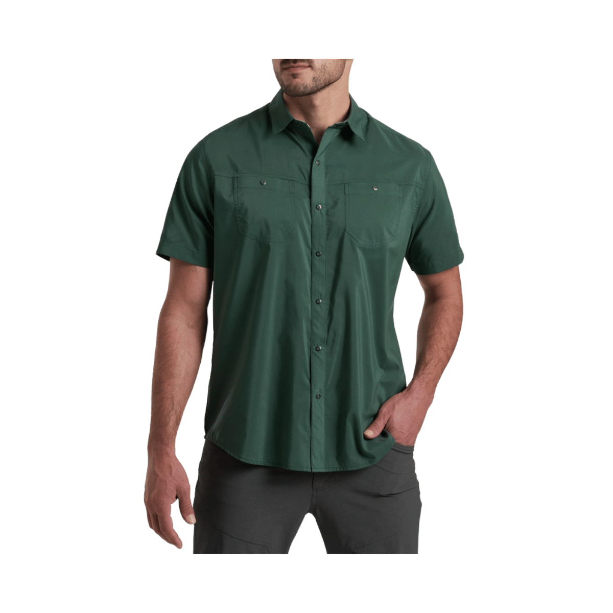 KUHL MEN'S STEALTH SS SHIRT - SMOKED PINE
