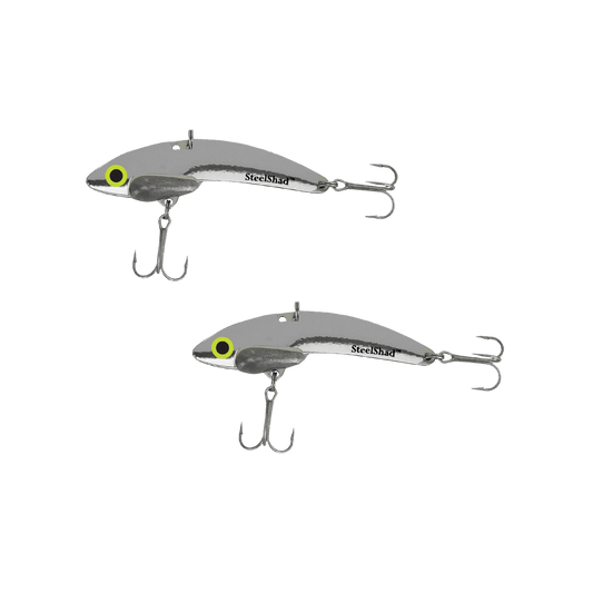 STEELSHAD FISHING CO MINI BLADE BAIT 2PK SILVER/CHROME