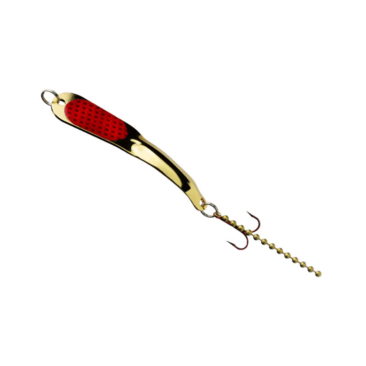 STEELY SPOON SIZE 2 GOLD RED