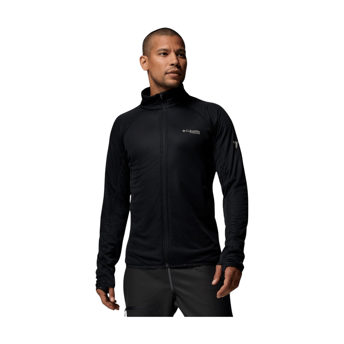 COLUMBIA MEN'S SUMMIT STEP FULL ZIP - BLACK