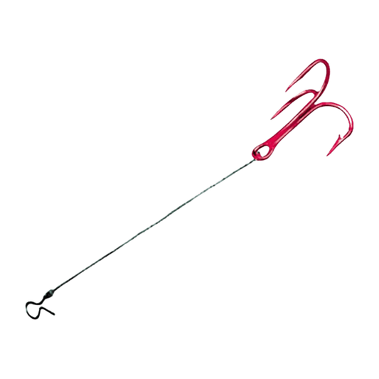 NORTHLAND BRAIDED STING'R HOOK 2" - RED