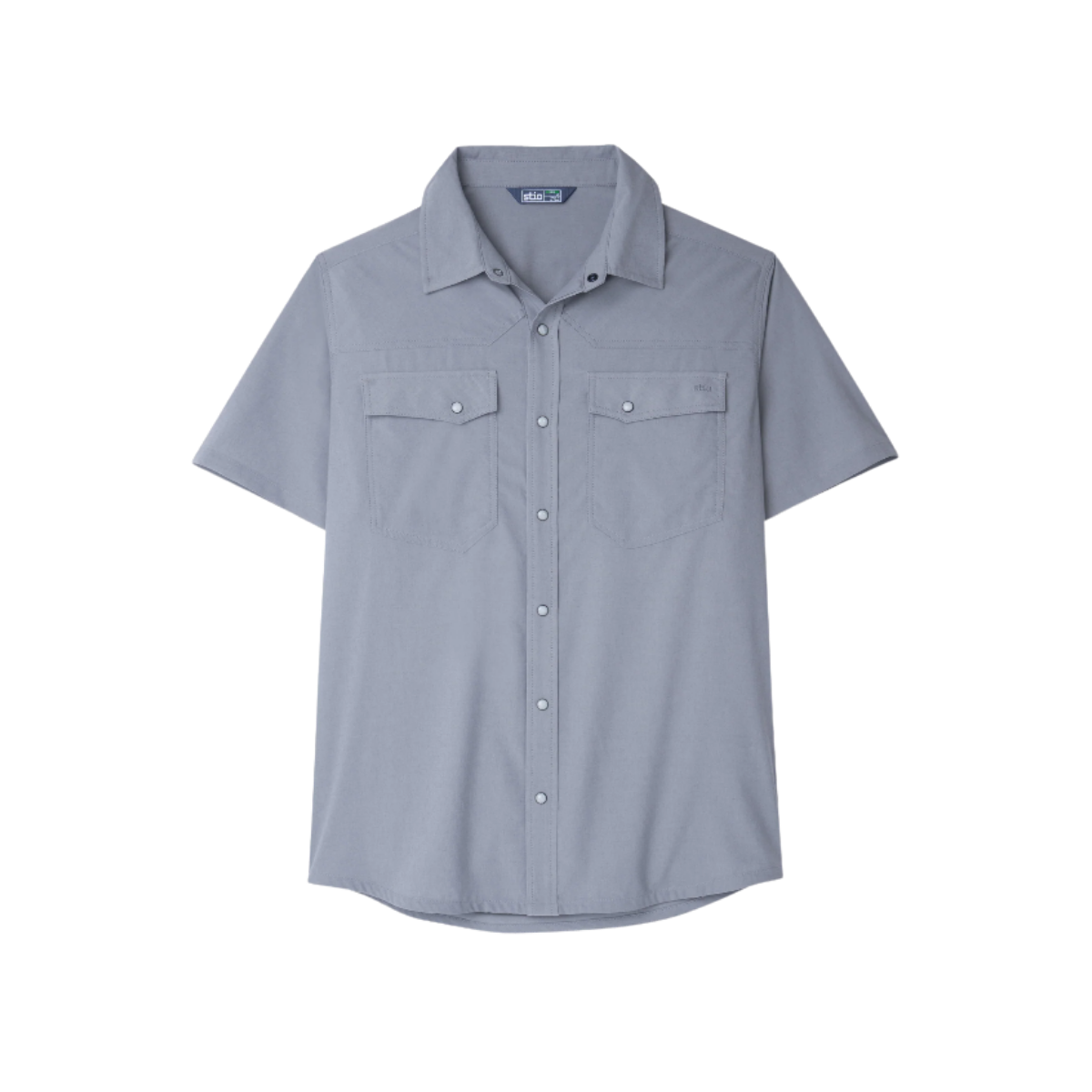 STIO EDDY S/S SHIRT GRAY HEATHER