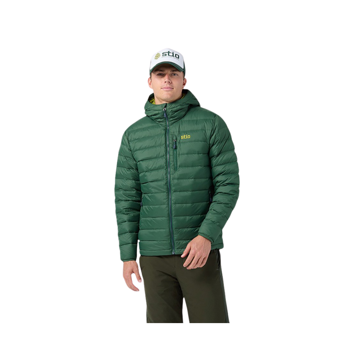 STIO HOMETOWN DOWN HOODED JKT FORESTLINE