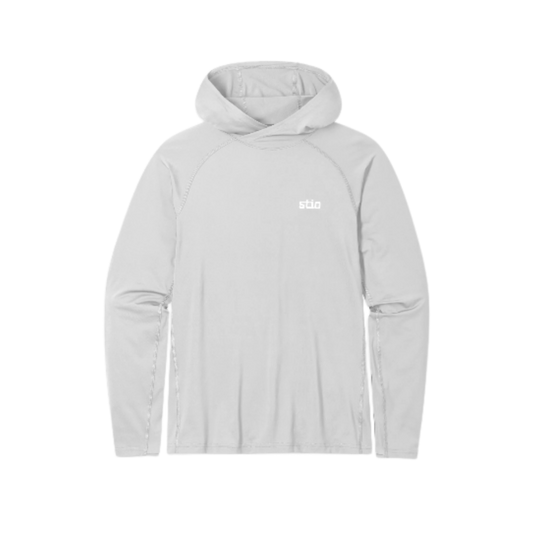 STIO HYLAS HOODED PULLOVER QUIET GRAY