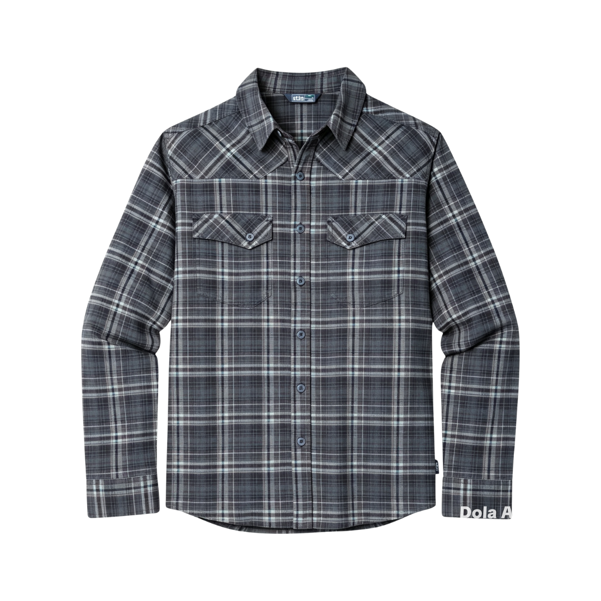 STIO JUNCTION MDWGHT FLANNEL SHIRT MOUNTAIN SHADOW PLAID