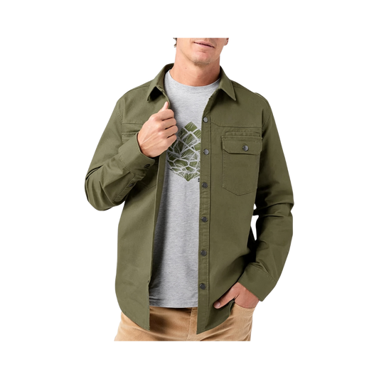 STIO SARATOGA CANVAS SHIRT COWBOY COFFEE