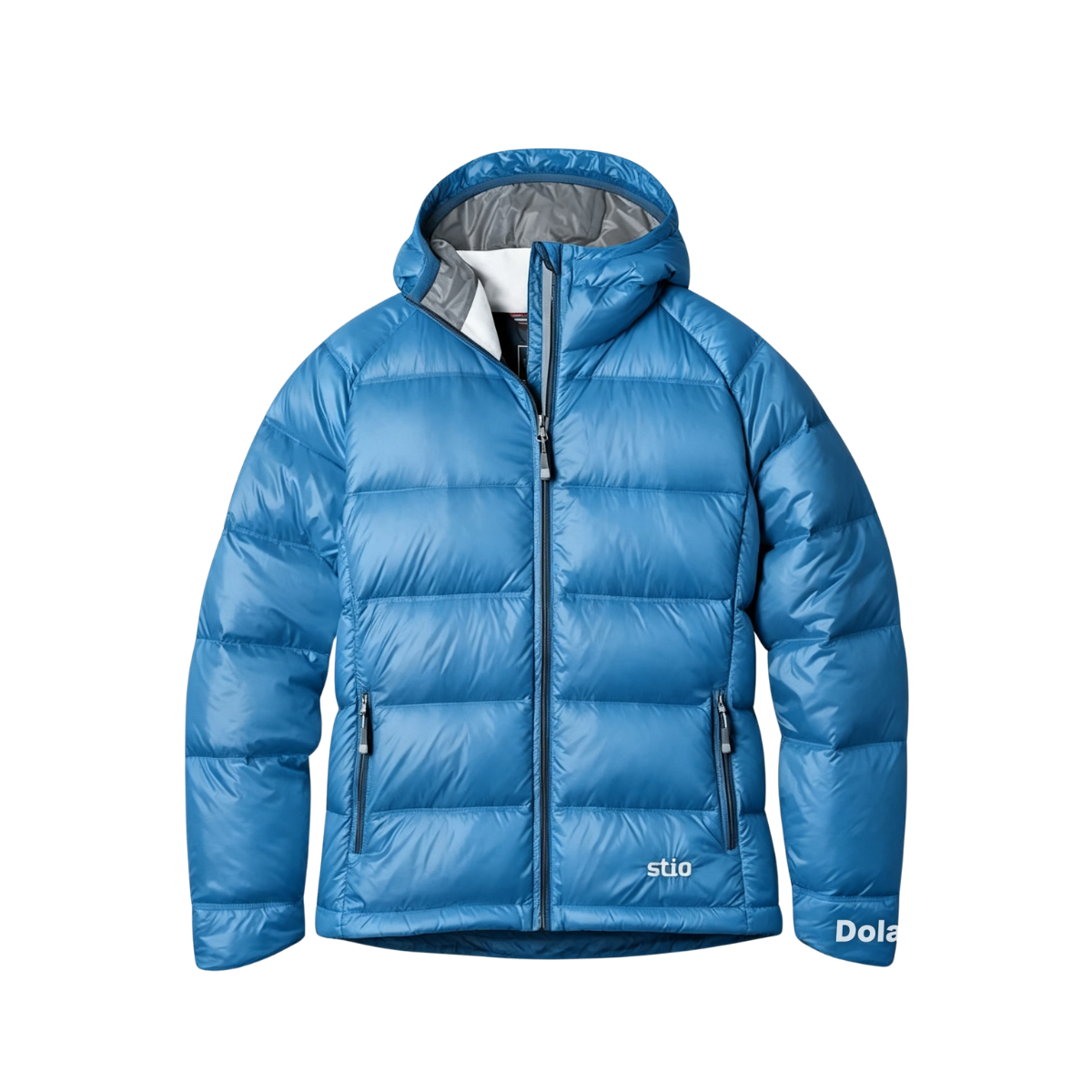 STIO W HOMETOWN DOWN HOODED JKT BLUE HERON