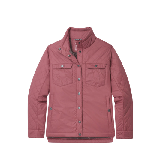 STIO W SKYCREST SNAP SHIRT SIERRA MAUVE