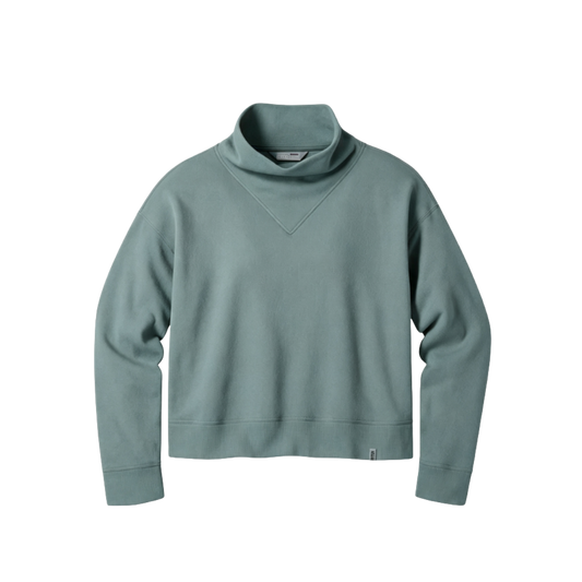 STIO W TURPIN FLEECE MOCKNECK MOUNTAIN SHADOW