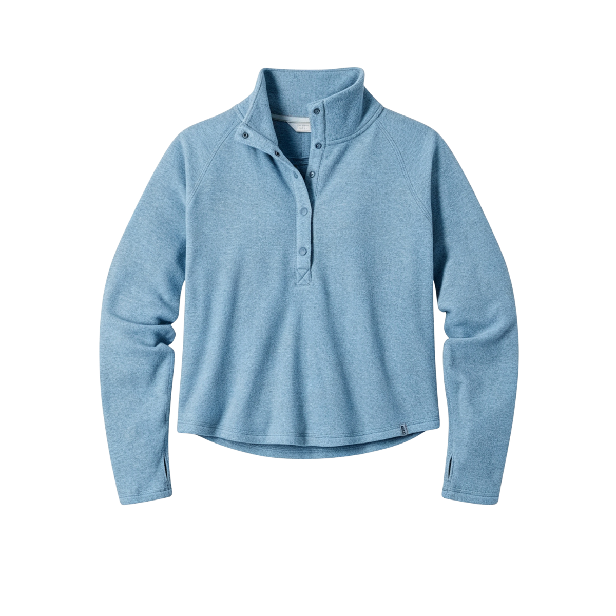 STIO W TURPIN FLEECE SNAP PULLOVER BLUE HERON HEAHTER