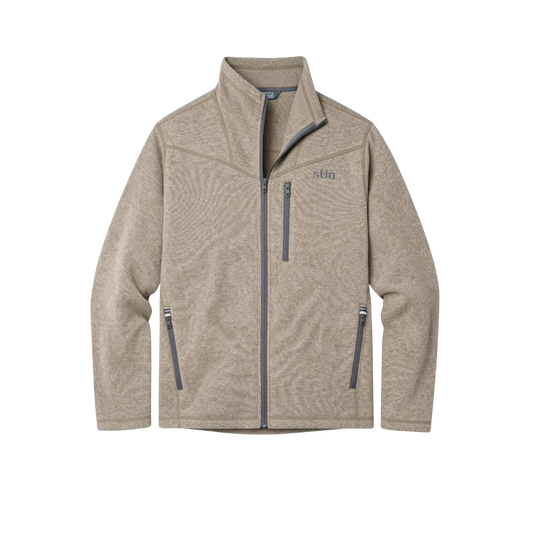 STIO WILCOX FLEECE JACKET RODEO DUST HEATHER