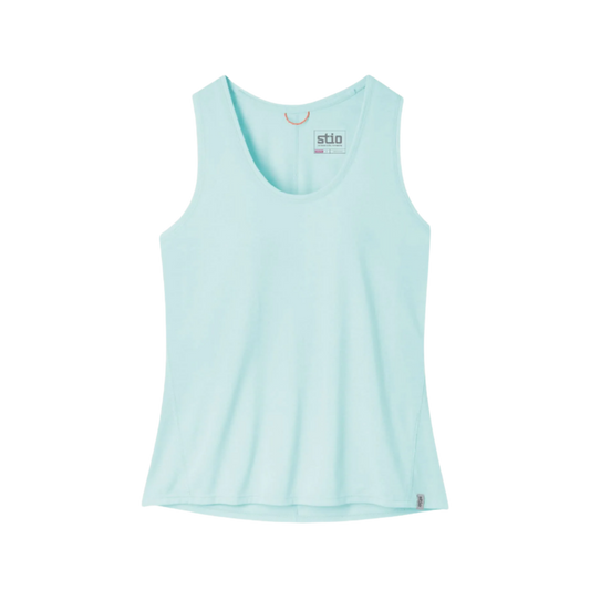 STIO WOMENS DIVIDE TANK WINDCHILL HEATHER