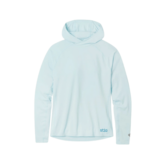 STIO WOMENS HYLAS HOODED PULLOVER WINDCHILL