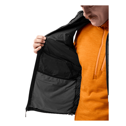 STIO HOMETOWN DOWN HOODED VEST - ABYSS - INSIDE POCKET