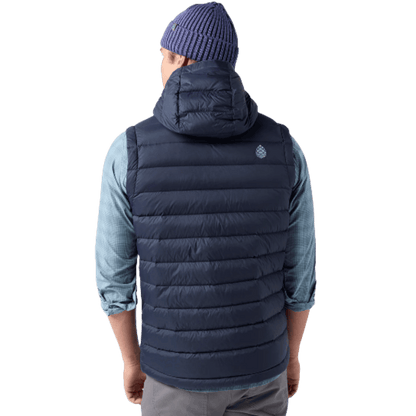 STIO HOMETOWN DOWN HOODED VEST - MOUNTAIN SHADOW WW BACK