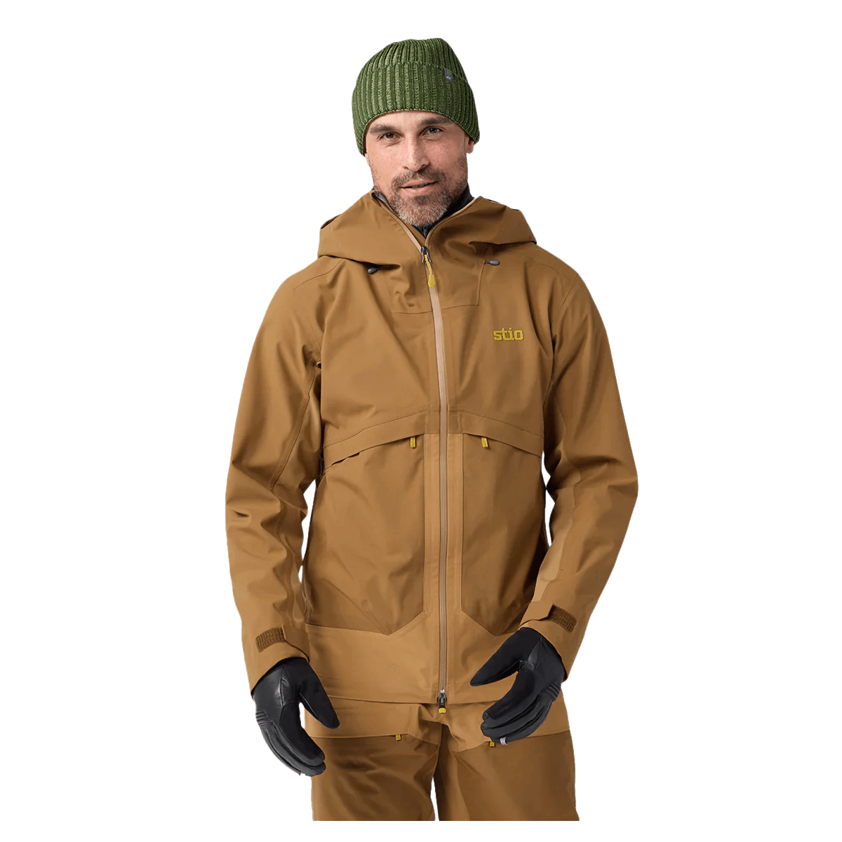 STIO MEN'S SKYRIDER JACKET - MUDSLIDE CHIPMUNK - FRONT VIEW