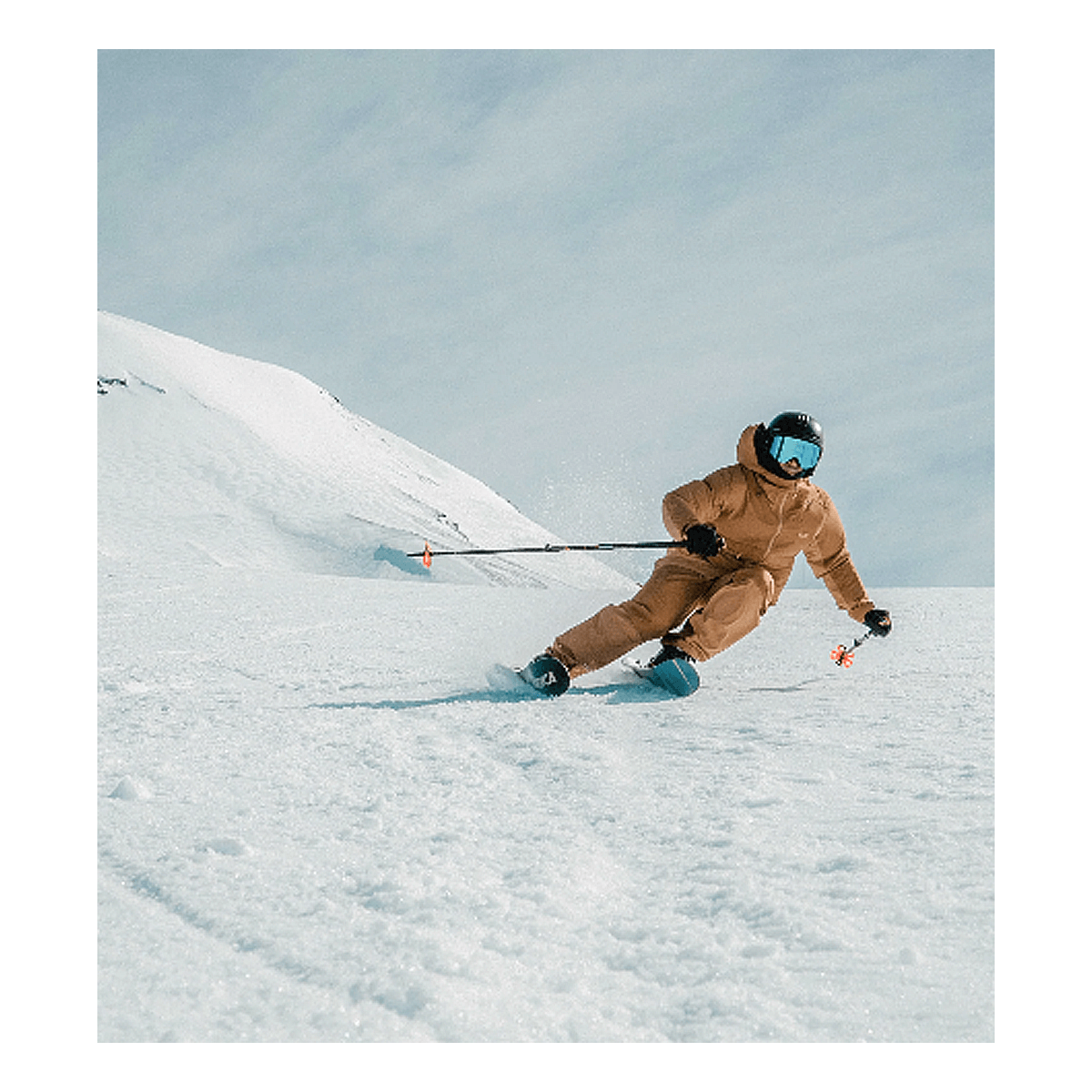STIO MEN'S SKYRIDER JACKET - MUDSLIDE CHIPMUNK - ON SKIER