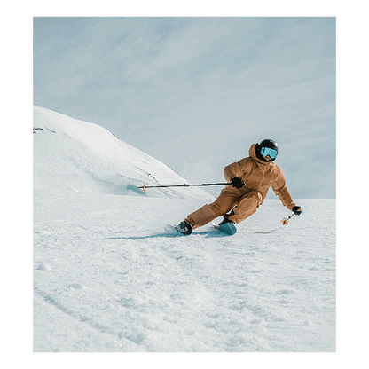 STIO MEN'S SKYRIDER JACKET - MUDSLIDE CHIPMUNK - ON SKIER