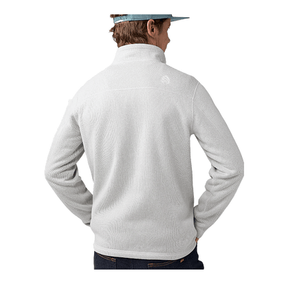STIO MEN'S WILCOX FLEECE JACKET - QUIET GREY HEATHER - ON MODEL BACK
