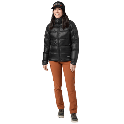  STION HOMETOWN DOWN HOODED JACKET - ABYSS WW FRONT WHOLE ANGLE
