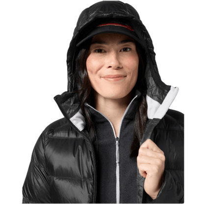 STION HOMETOWN DOWN HOODED JACKET - ABYSS WW FRONT WITH HOODIE