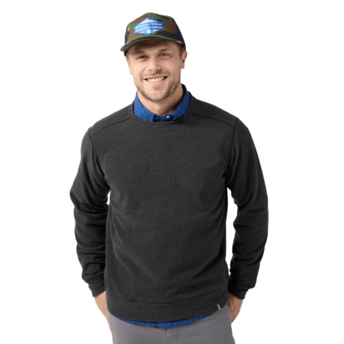 STIO TURPIN FLEECE CREW - ABYSS WW FRONT