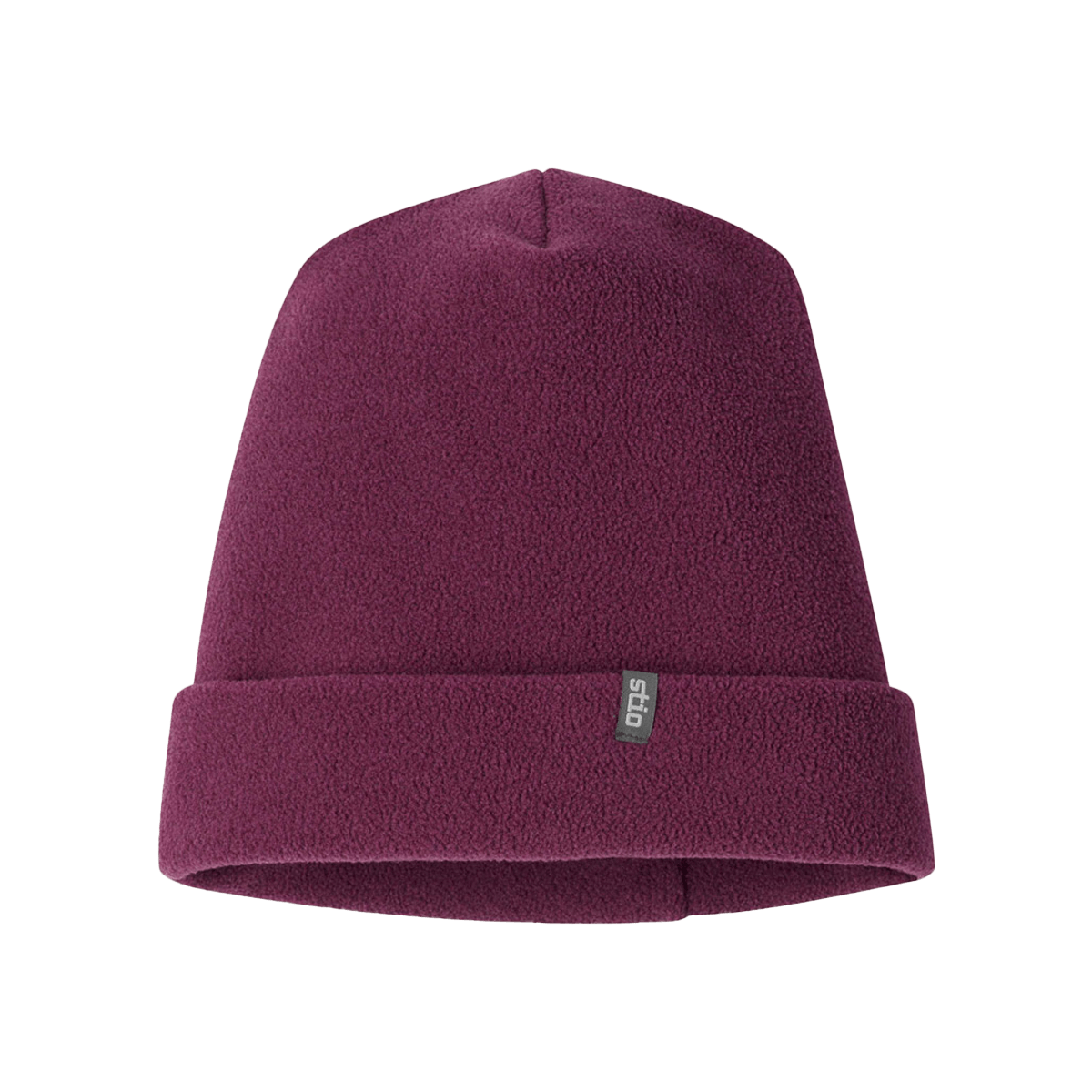 STIO TURPIN FLEECE CUFF BEANIE - AUBERGINE