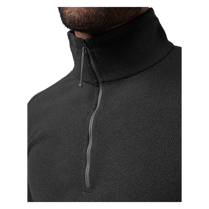 STIO TURPIN FLEECE HALF ZIP - ABYSS - COLLAR