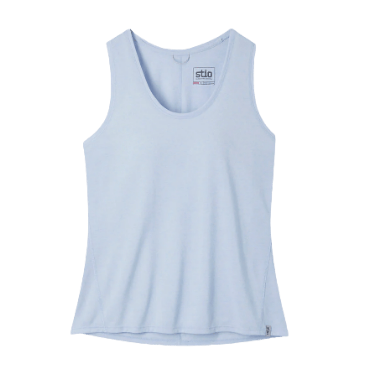 STIO WOMEN'S DIVIDE TANK - JANUARY SKY HEATHER FRONT