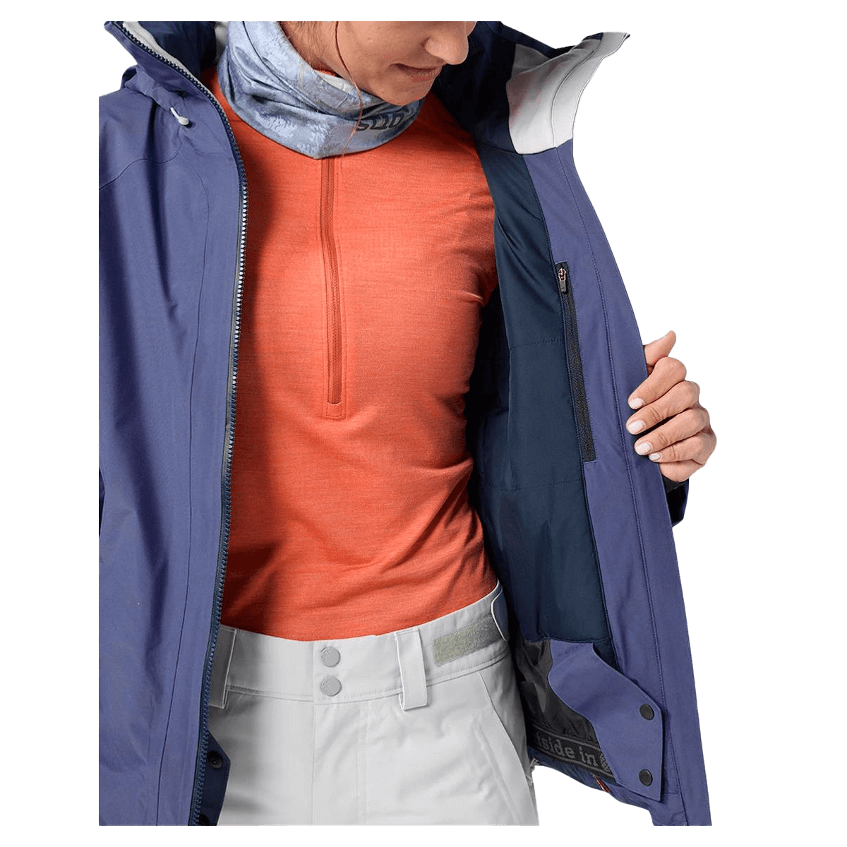 STIO WOMEN'S DOUBLECHARGE INS JACKET - NIGHTFALL -UNZIPPED