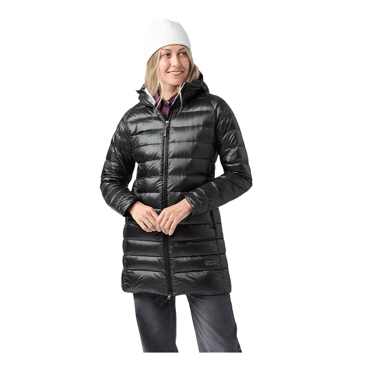 STIO WOMEN'S HOMETOWN DOWN PARKA - ABYSS MAGNET - FRONT VIEW