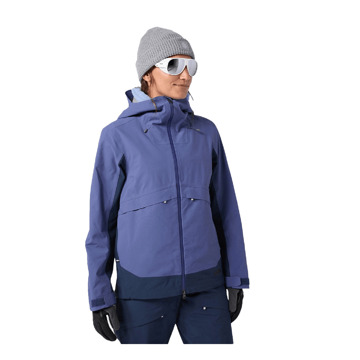 STIO WOMEN'S SKYRIDER JACKET - NIGHTFALL_MOUNTAIN SHADOW - ON MODEL FRONT
