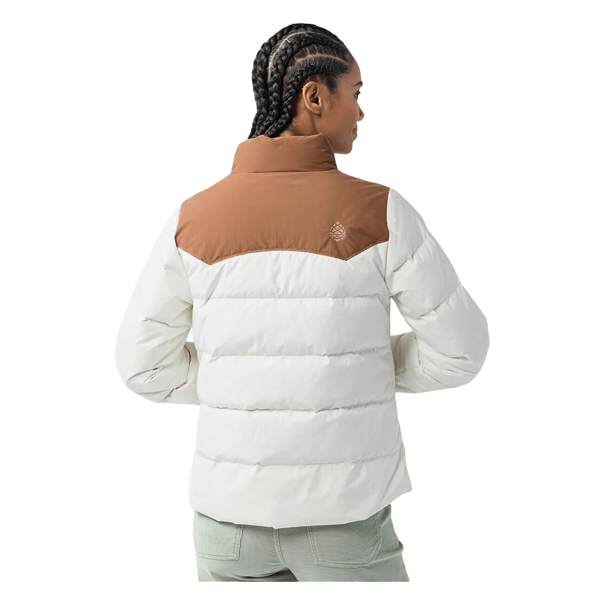 STIO WOMEN'S TURNBOLT DOWN JACKET - MOUNTAIN GOAT - BACK VIEW