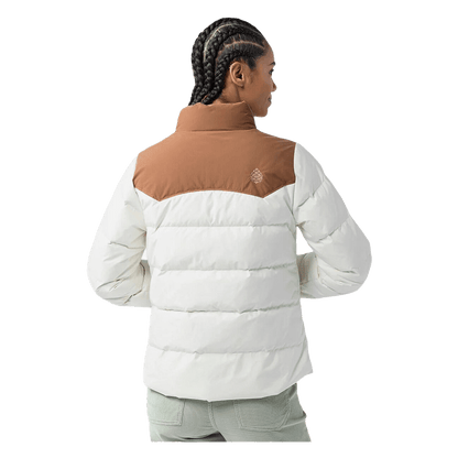 STIO WOMEN'S TURNBOLT DOWN JACKET - MOUNTAIN GOAT - BACK VIEW