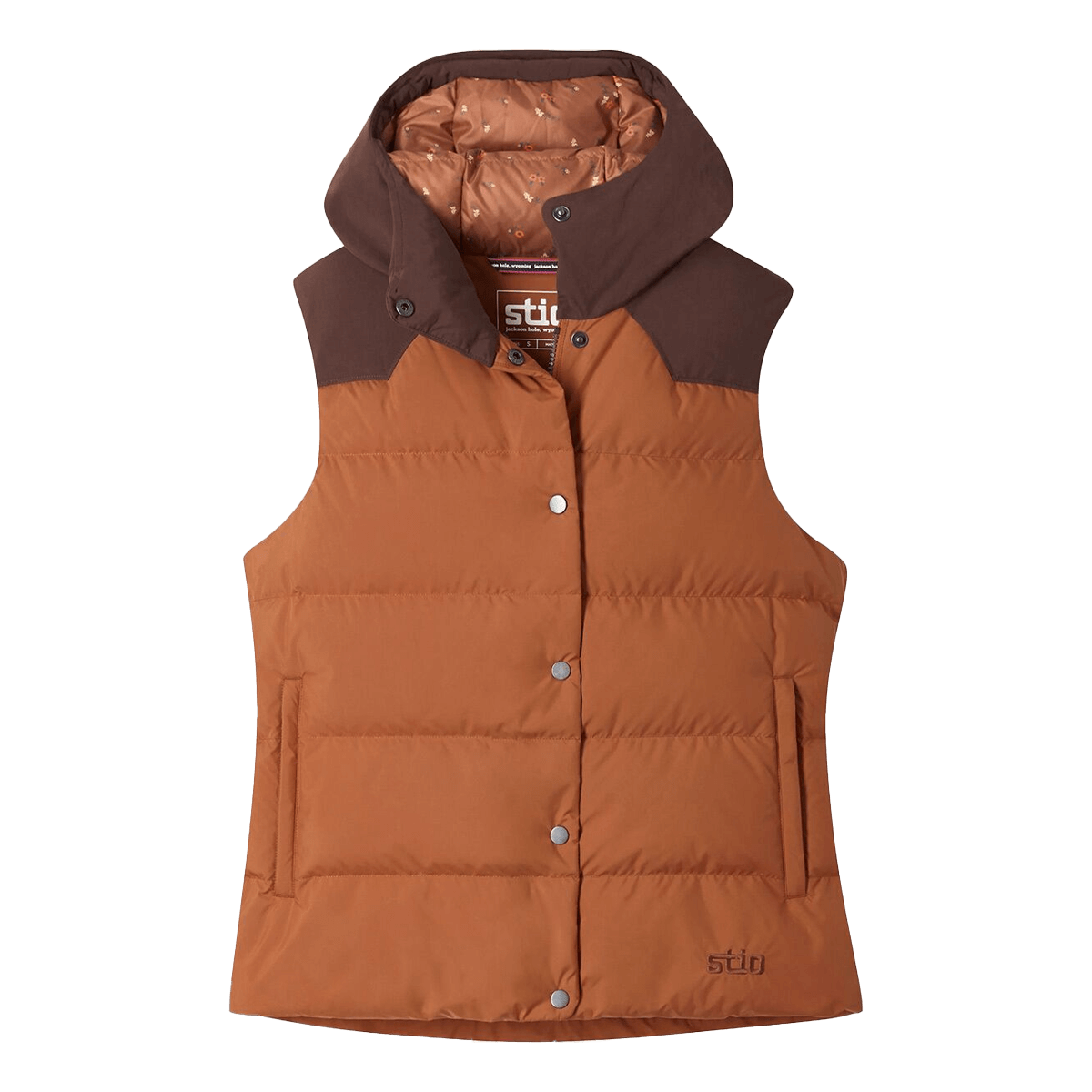 STIO WOMEN'S TURNBOLT DOWN VEST - MUSTANG GRIZZLY PAW