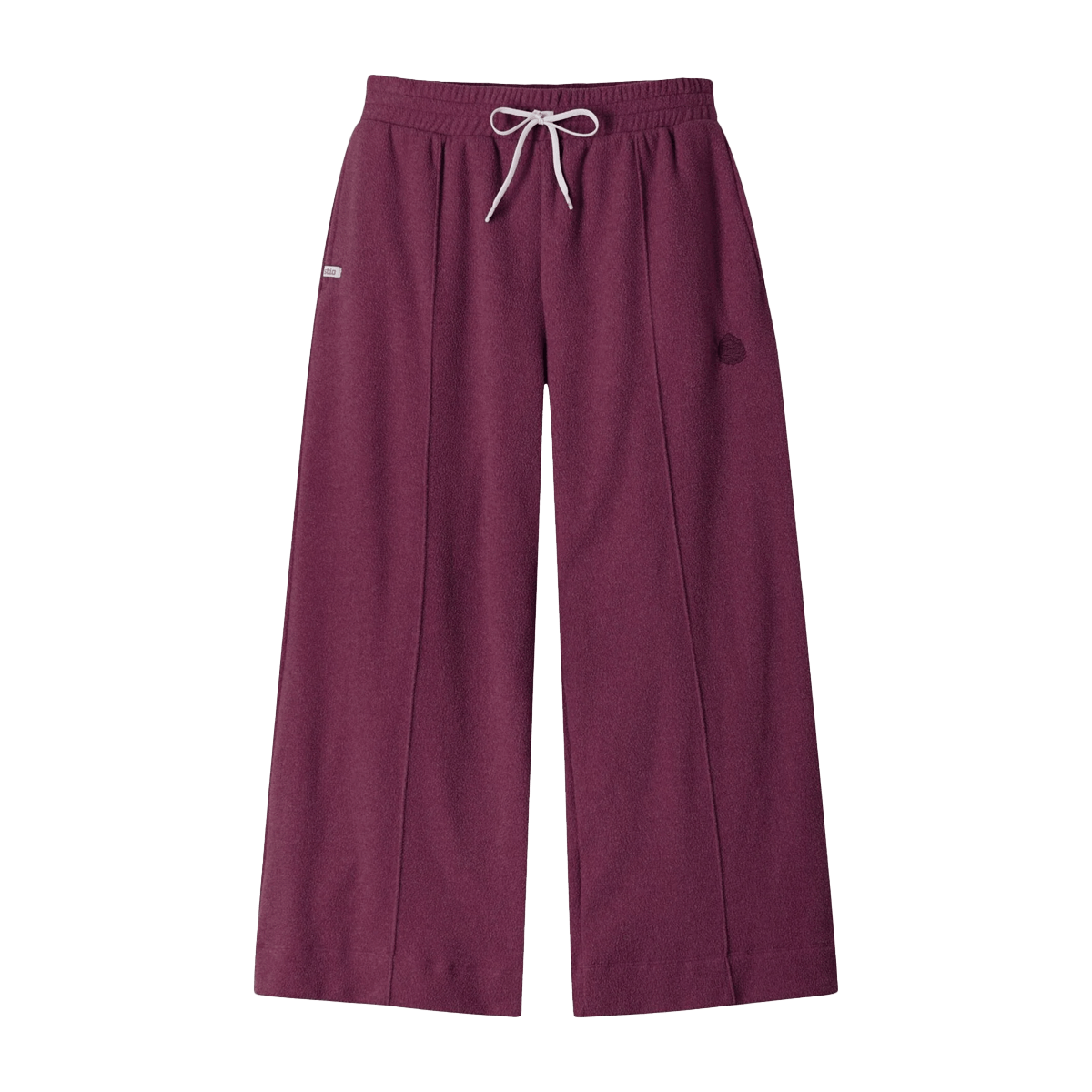 STIO WOMEN'S TURPIN FLEECE WIDE CROP PANT - AUBERGINE