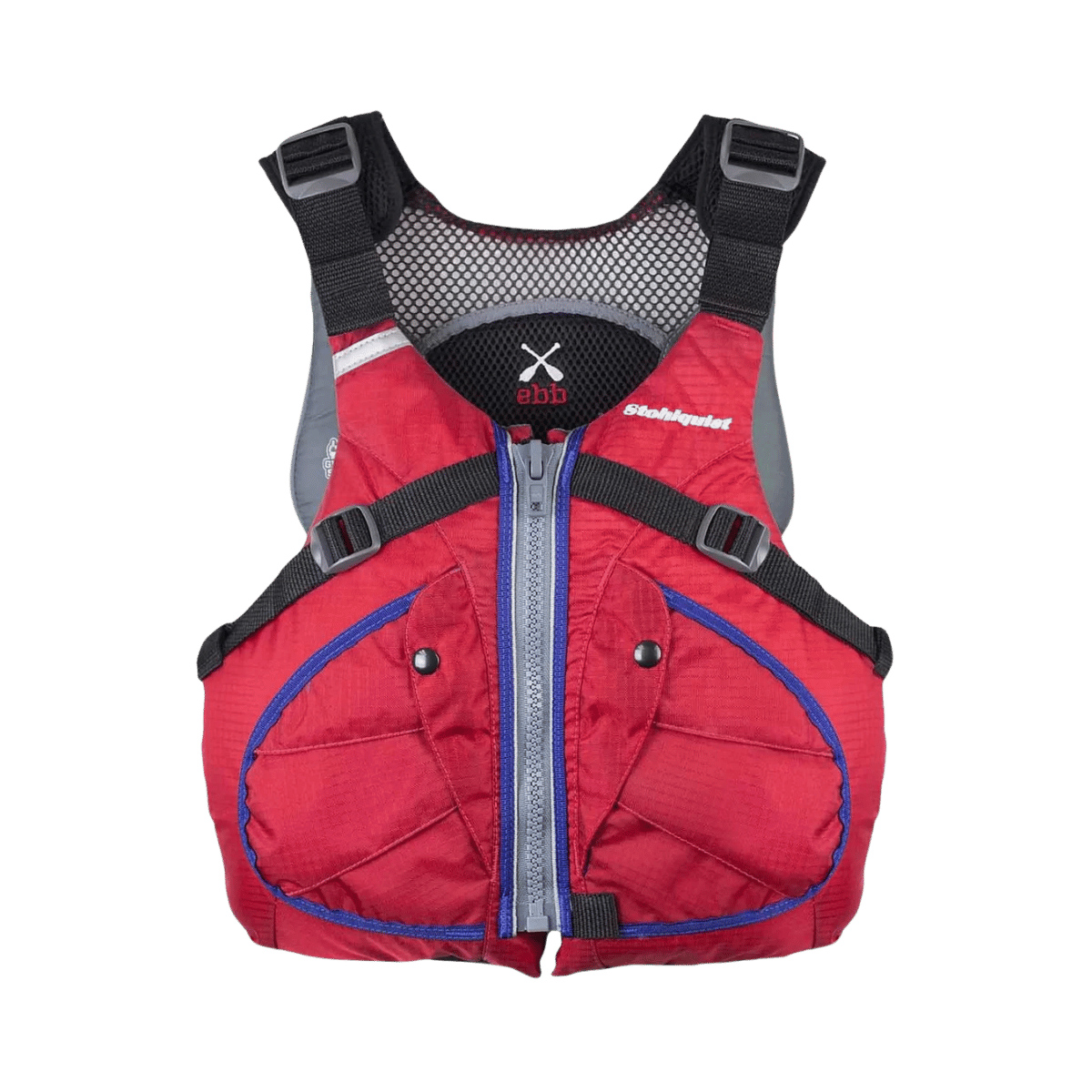 STOHLQUIST EBB HIGH MESHBACK PFD RED BLACK