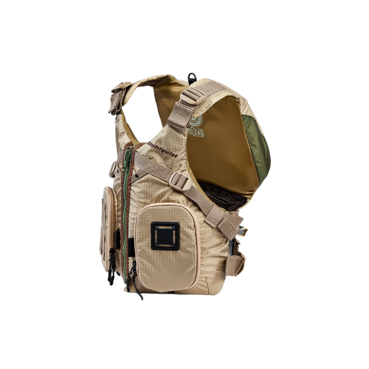 STOHLQUIST PISEAS KAYAK FISHING PFD KHAKI