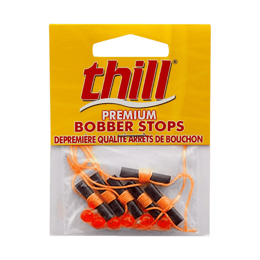 THILL BOBBER STOPS/BEADS 6PK - FLUORE ORANGE