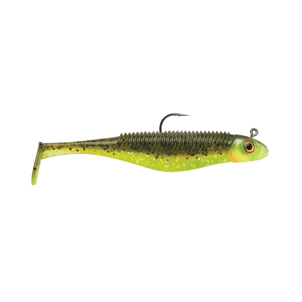 STORM 360GT SEARCHBAIT SHAD 4.5IN HOT OLIVE IMAGE