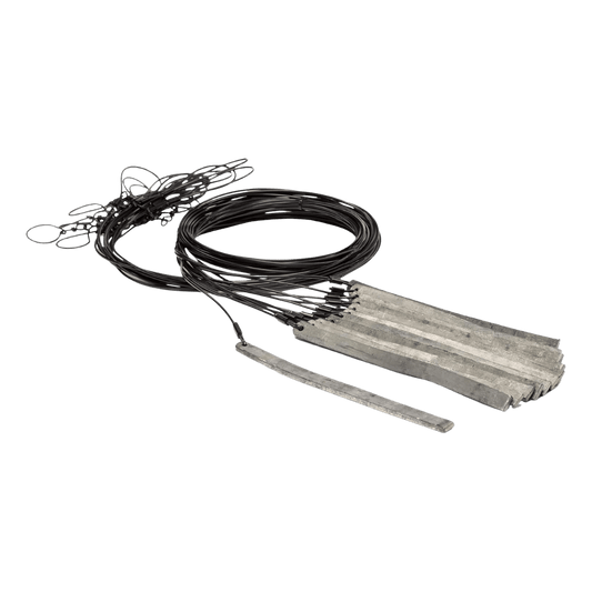 RIGEM RIGHT 72IN W/ 6OZ STRAP WEIGHTS - BLACK