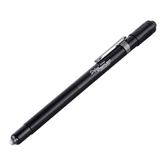 STREAM LIGHT STYLUS PENLIGHT - BLACK - WHITE LED - CLAM
