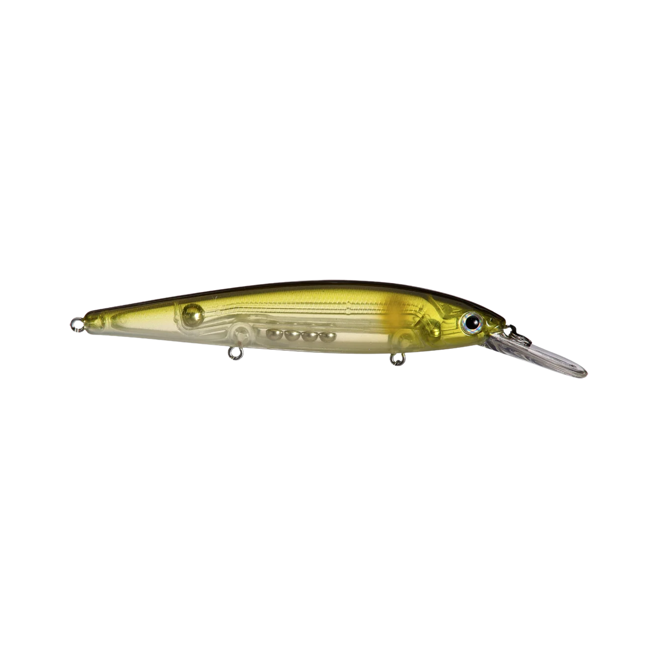 STRIKE KING KVD DEEP JERKBAIT 3 HOOK CLEAR AYU