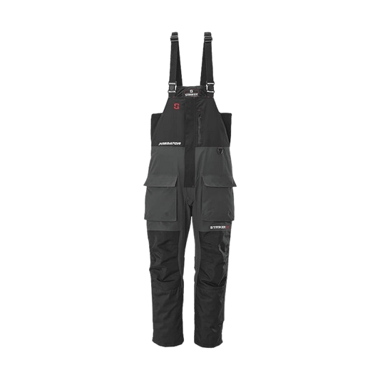 STRIKER BRANDS SI PREDATOR BIB REG - BLACK/CHARCOALL - FRONT VIEW
