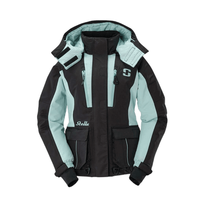 STRIKER BRANDS WOMEN'S STELLA JACKET - BLACK/FROST - FRONT VIEW