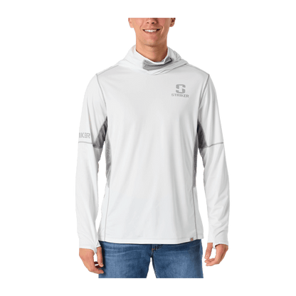 STRIKER GUARDIAN HOODY - MOONSTONE HEATHER - FRONT VIEW